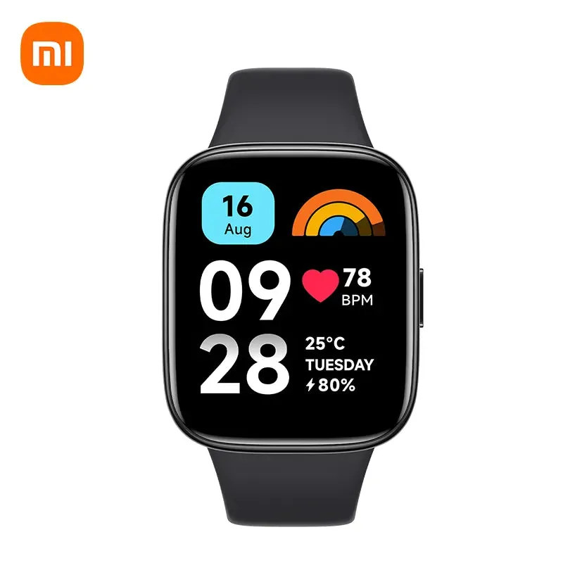 New Global Version Xiaomi Redmi Watch 3 Active 1.83" Display Bluetooth Phone Call 5ATM Waterproof Supports 100  fitness modes