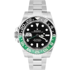 NEW JULY 2023 PAPERS Rolex GMT-Master II SPRITE GREEN 126720 VTNR Watch B P