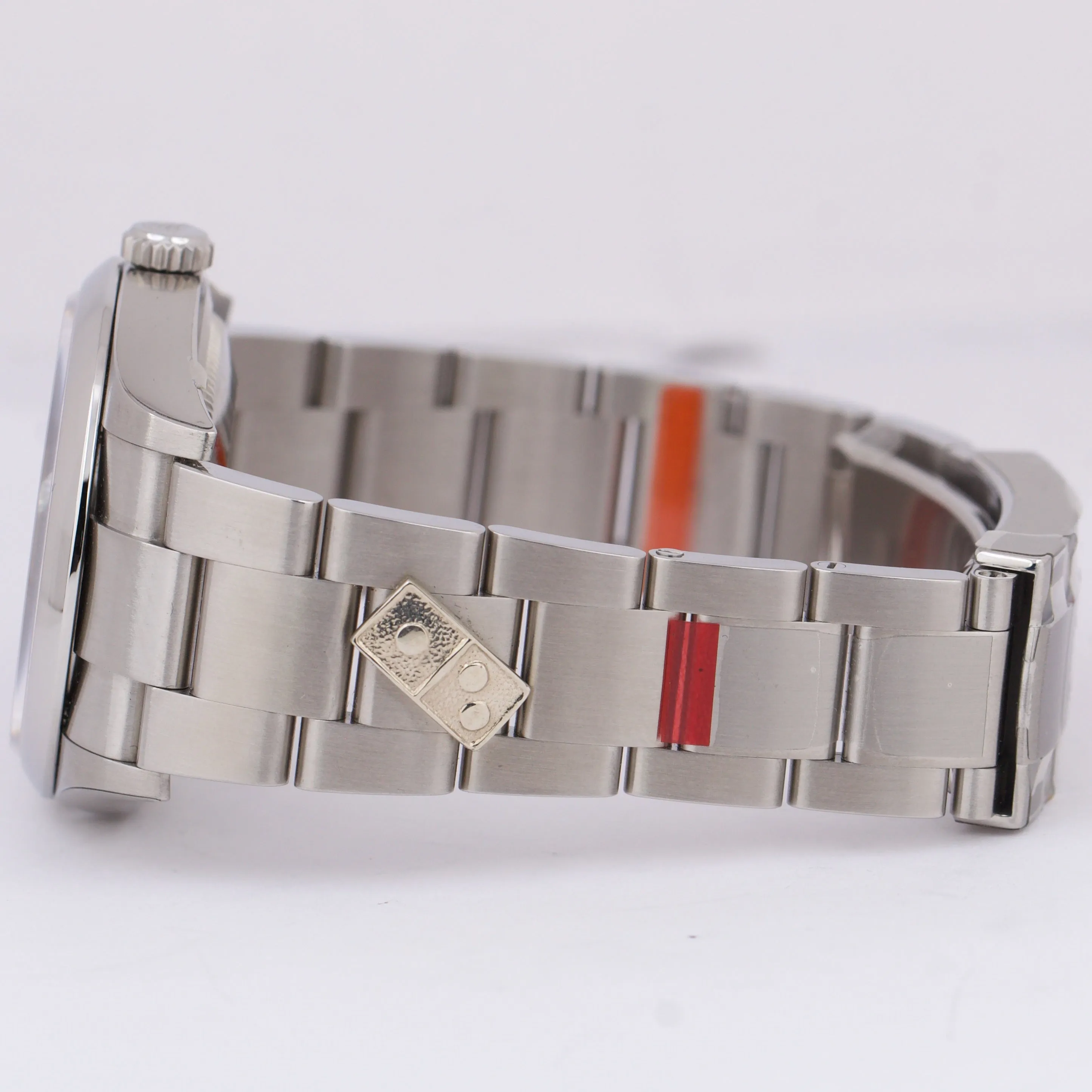 NEW STICKERED DOMINO'S 2020 Rolex Oyster Perpetual 36mm Silver Watch 126000 B P