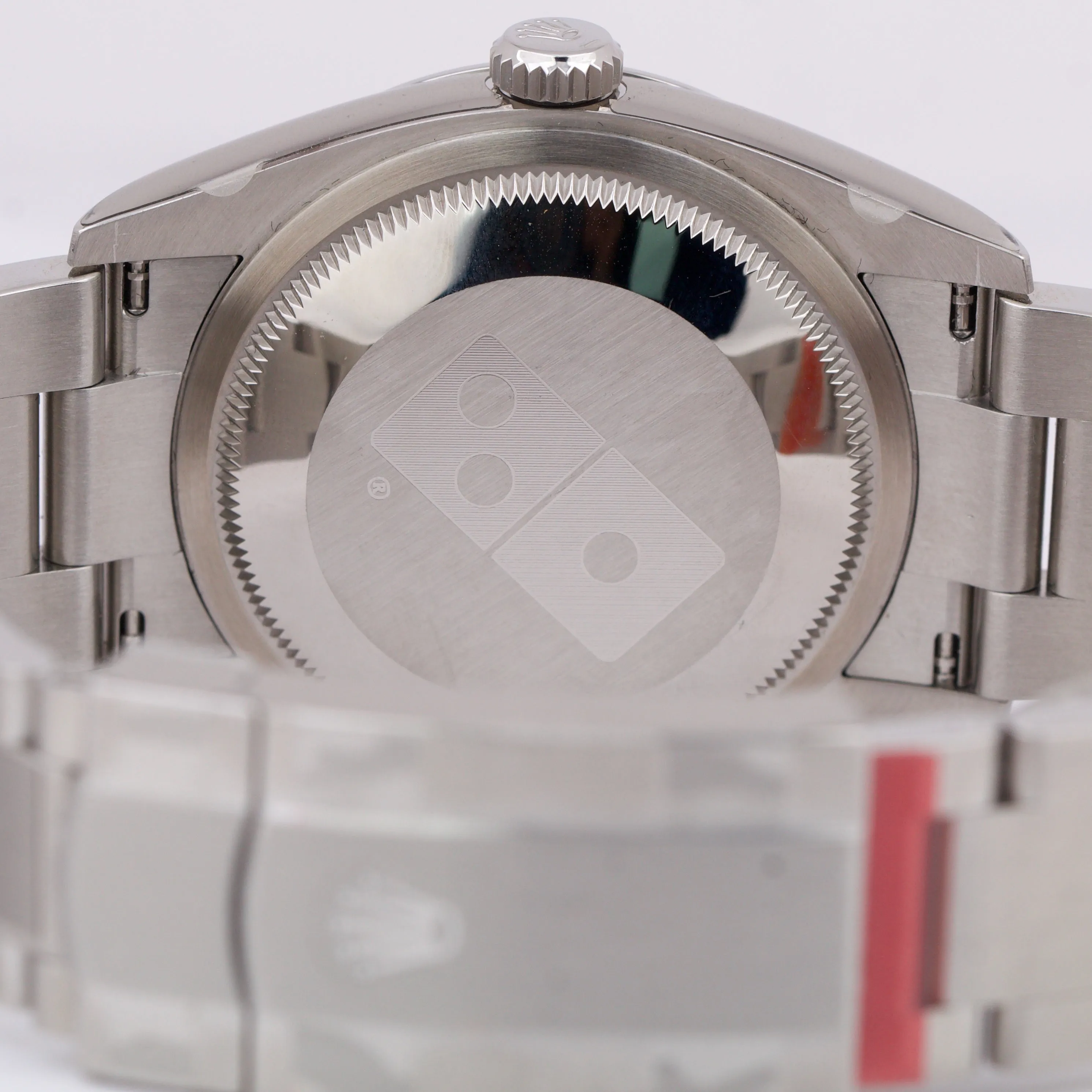 NEW STICKERED DOMINO'S 2020 Rolex Oyster Perpetual 36mm Silver Watch 126000 B P