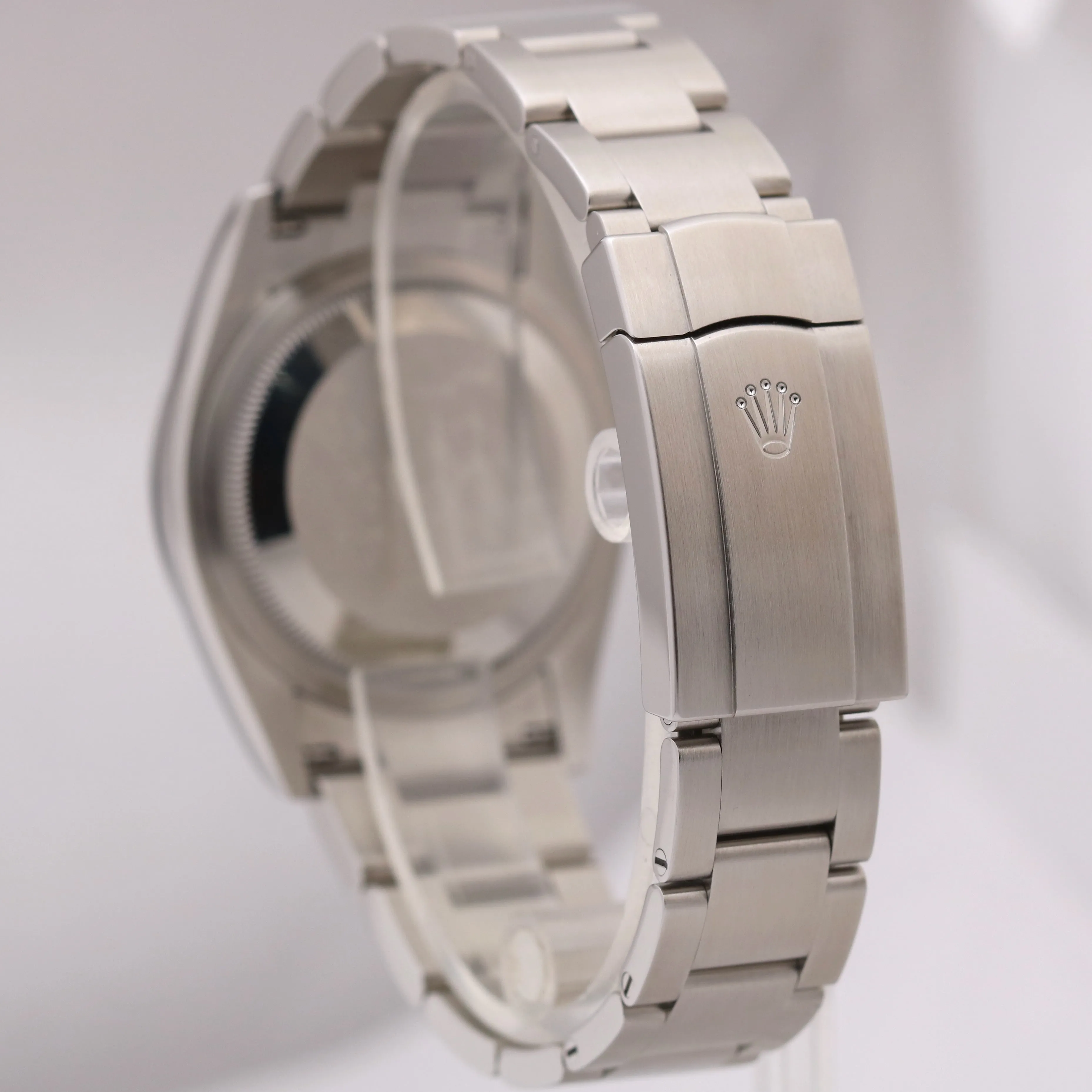 NEW UNWORN Rolex Oyster Perpetual 36mm PAPERS Green Stainless Steel 126000 B P