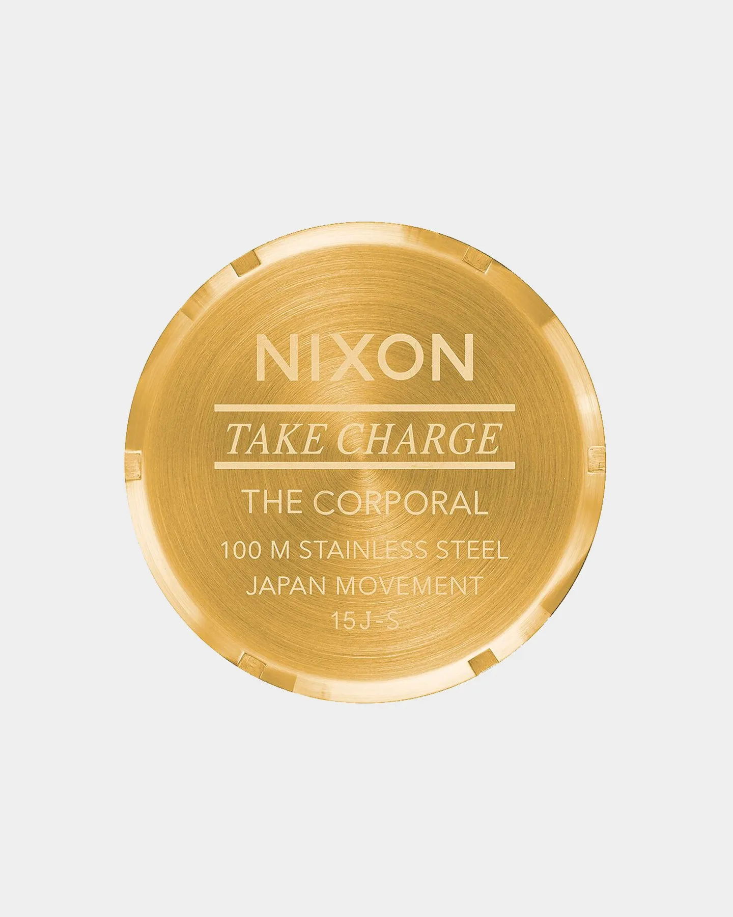 Nixon Corporal Stainless Steel Watch Gold