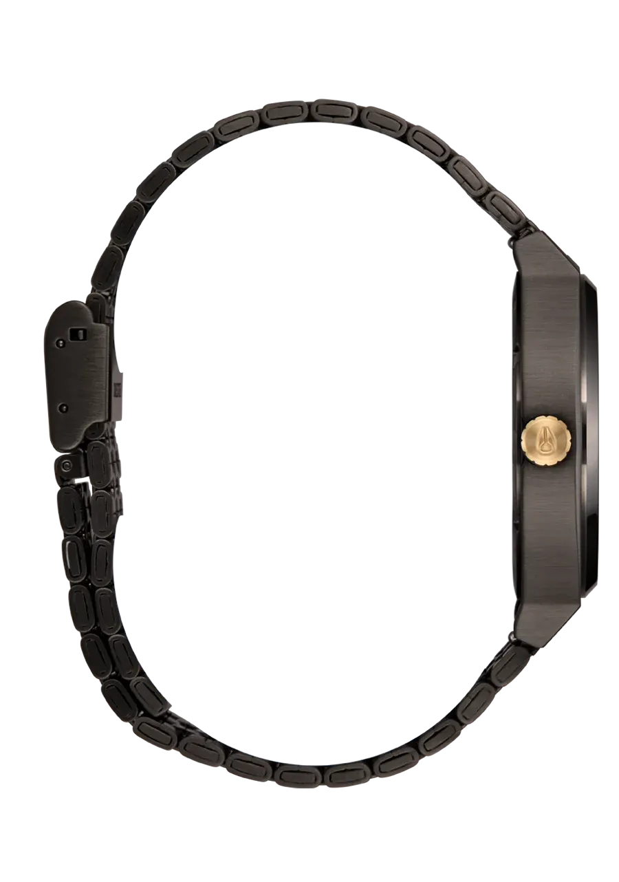 NIXON TIME TELLER GUNMETAL/BLACKBERRY