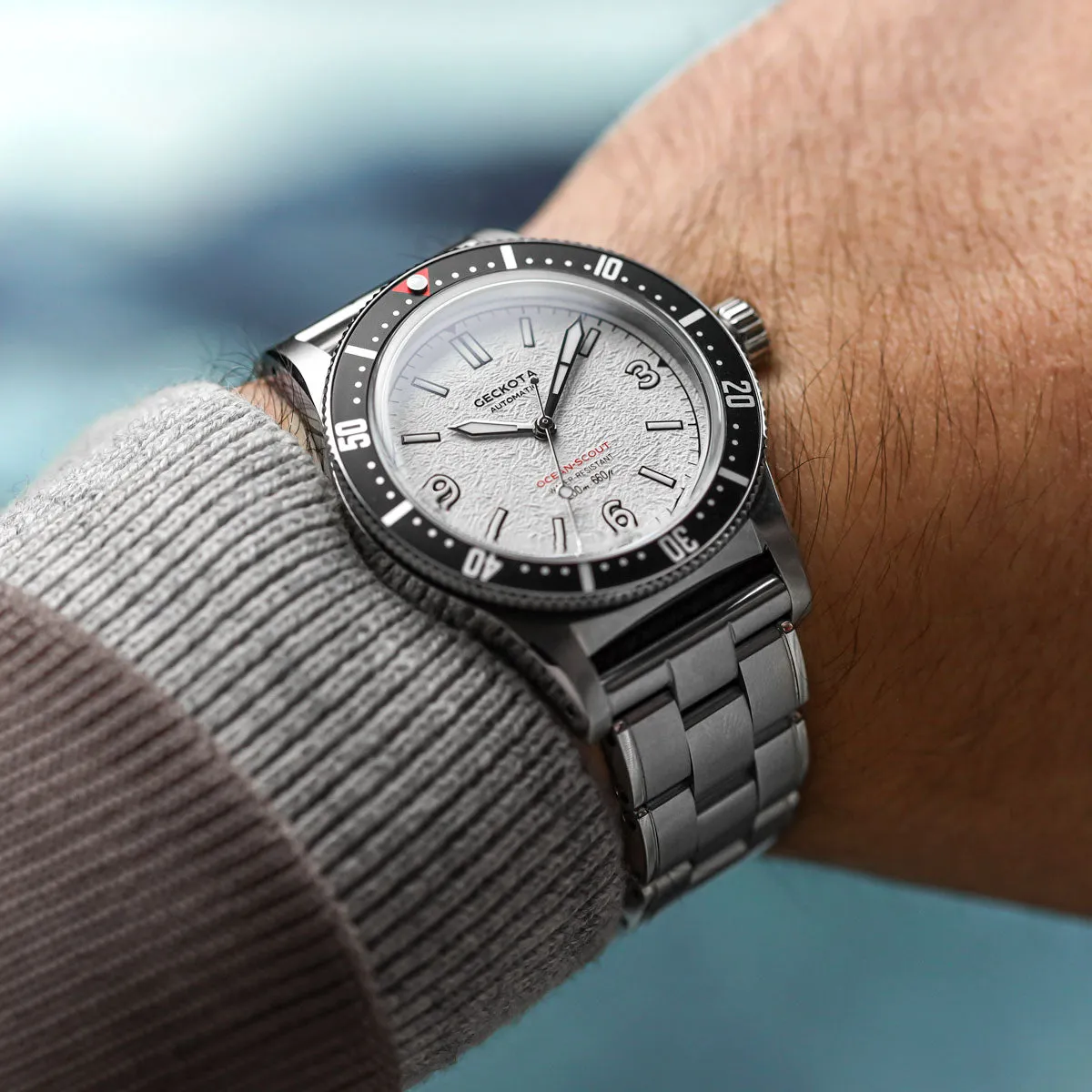 Ocean-Scout Dive Watch - Ice White