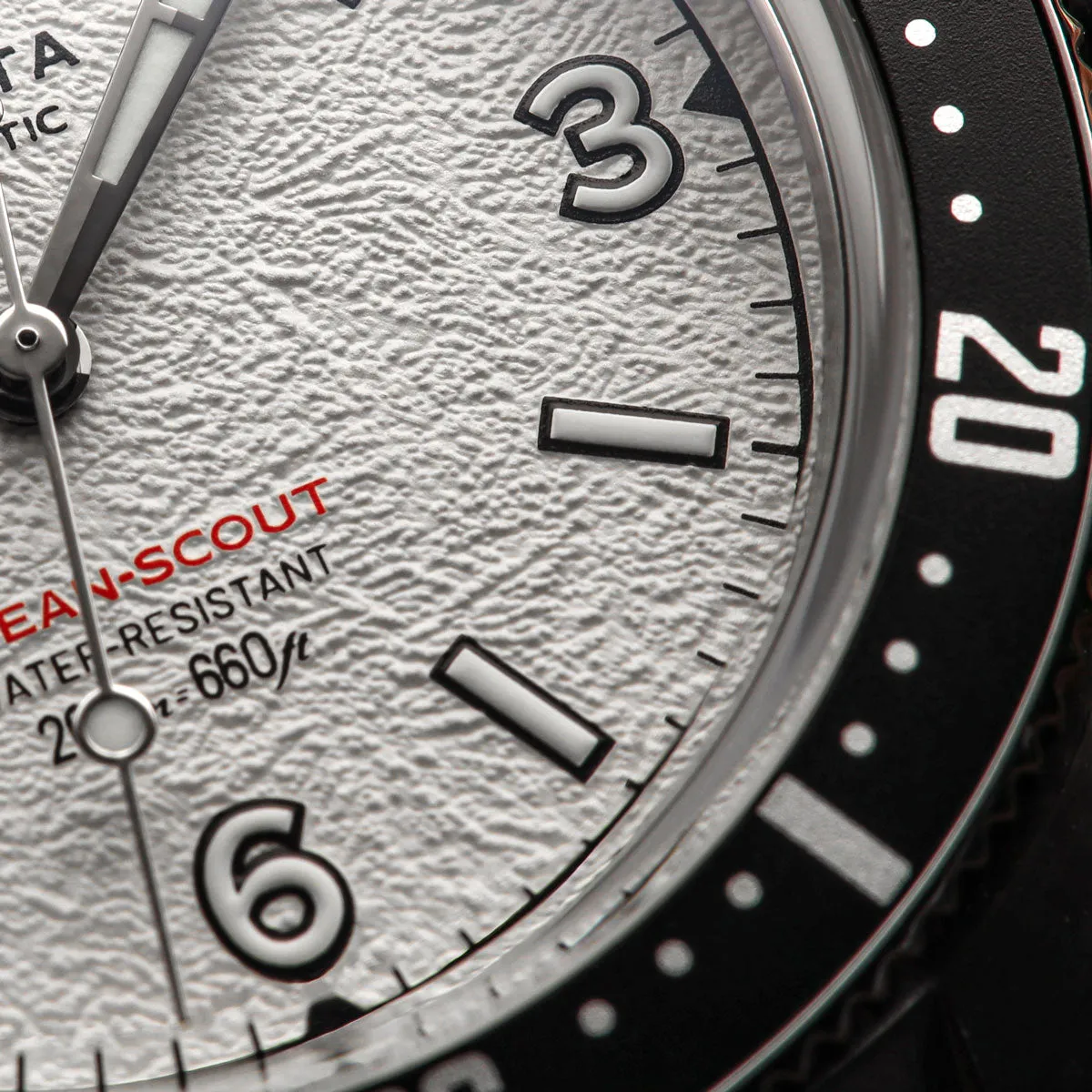 Ocean-Scout Dive Watch - Ice White