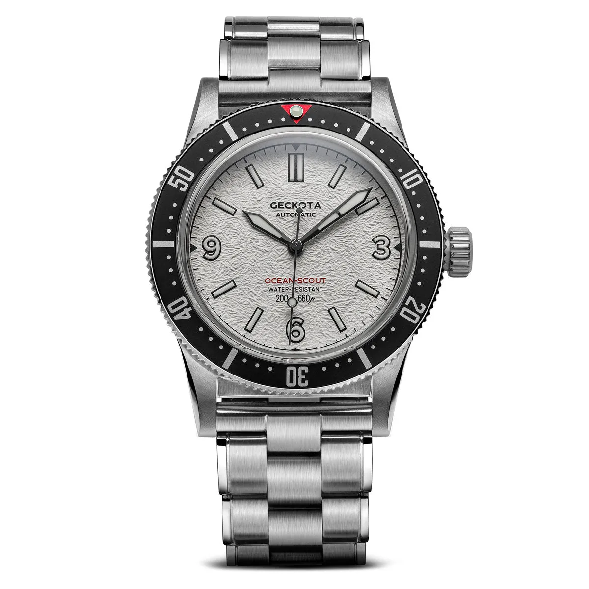Ocean-Scout Dive Watch - Ice White