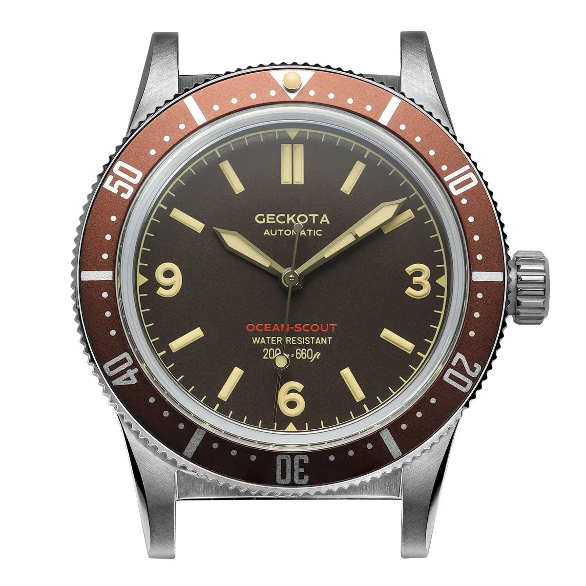 Ocean-Scout Dive Watch - Sienna Brown
