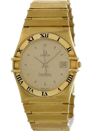 Omega Constellation 1980143 18k Yellow Watch