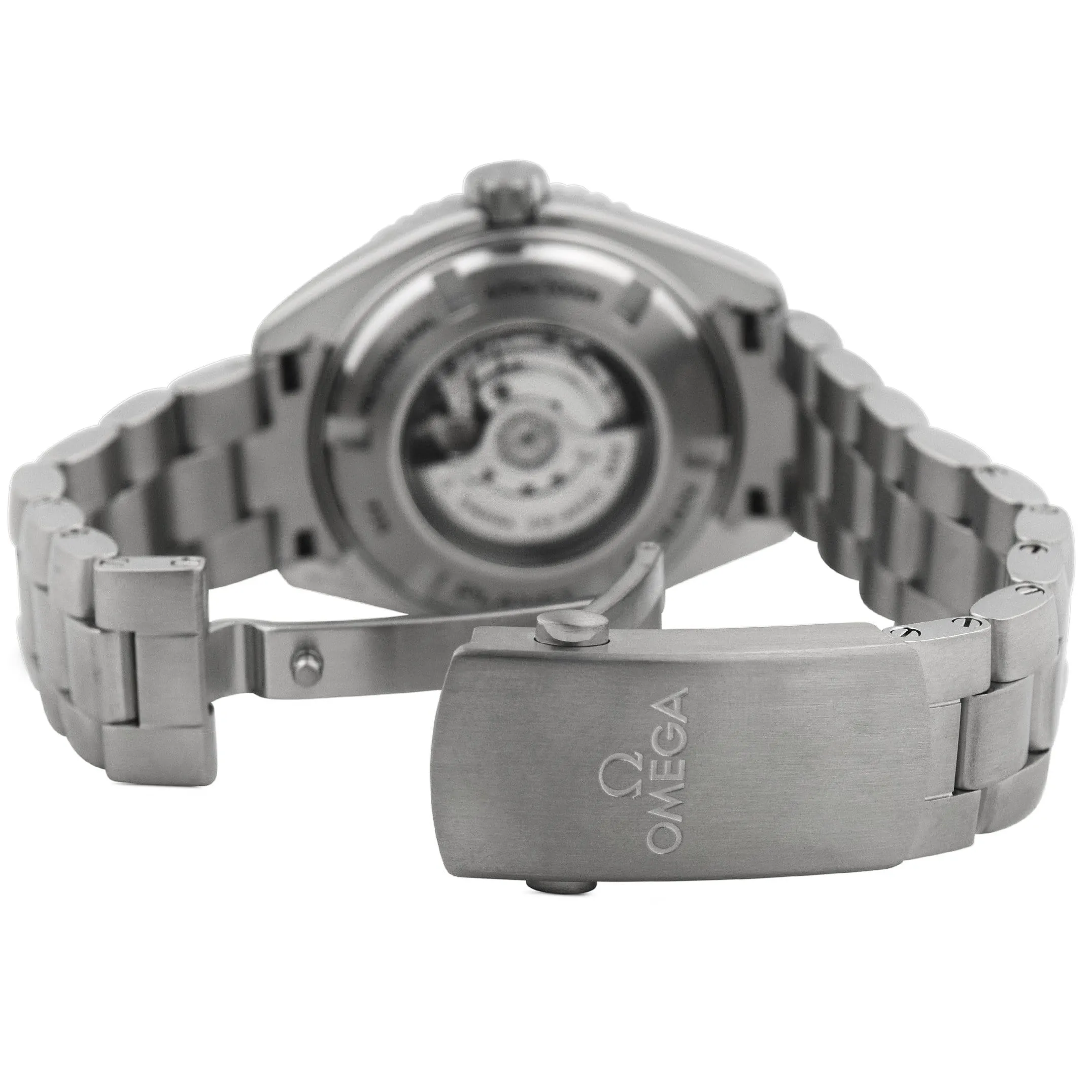 Omega Men's Seamasater Planet Ocean Stainless Steel 37.50mm Black Stick & Arabic Dial Watch Reference #: 232.30.38.20.01.001