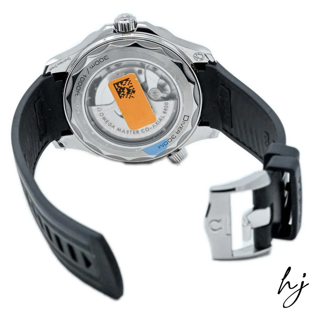 Omega Men's Seamaster Stainless Steel 42mm Black Wave Dial Watch Reference #: 210.32.42.20.01.001