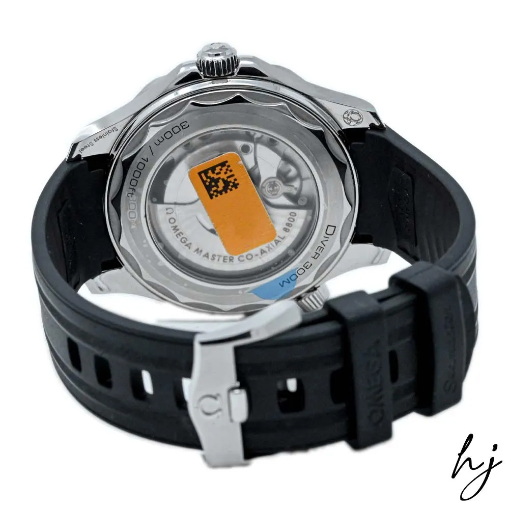 Omega Men's Seamaster Stainless Steel 42mm Black Wave Dial Watch Reference #: 210.32.42.20.01.001