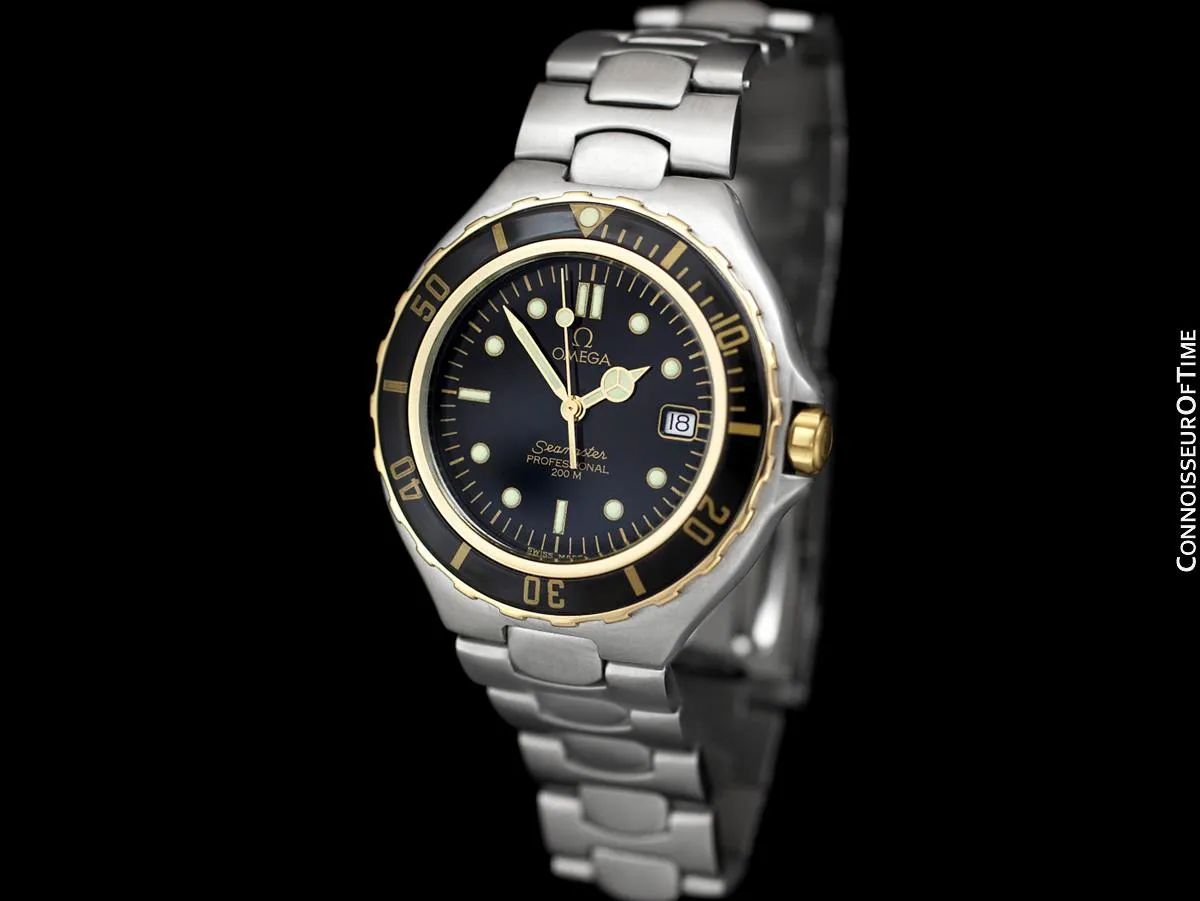 Omega Seamaster 200M Pre-Bond Dive Watch, Date - Stainless Steel & 18K Gold
