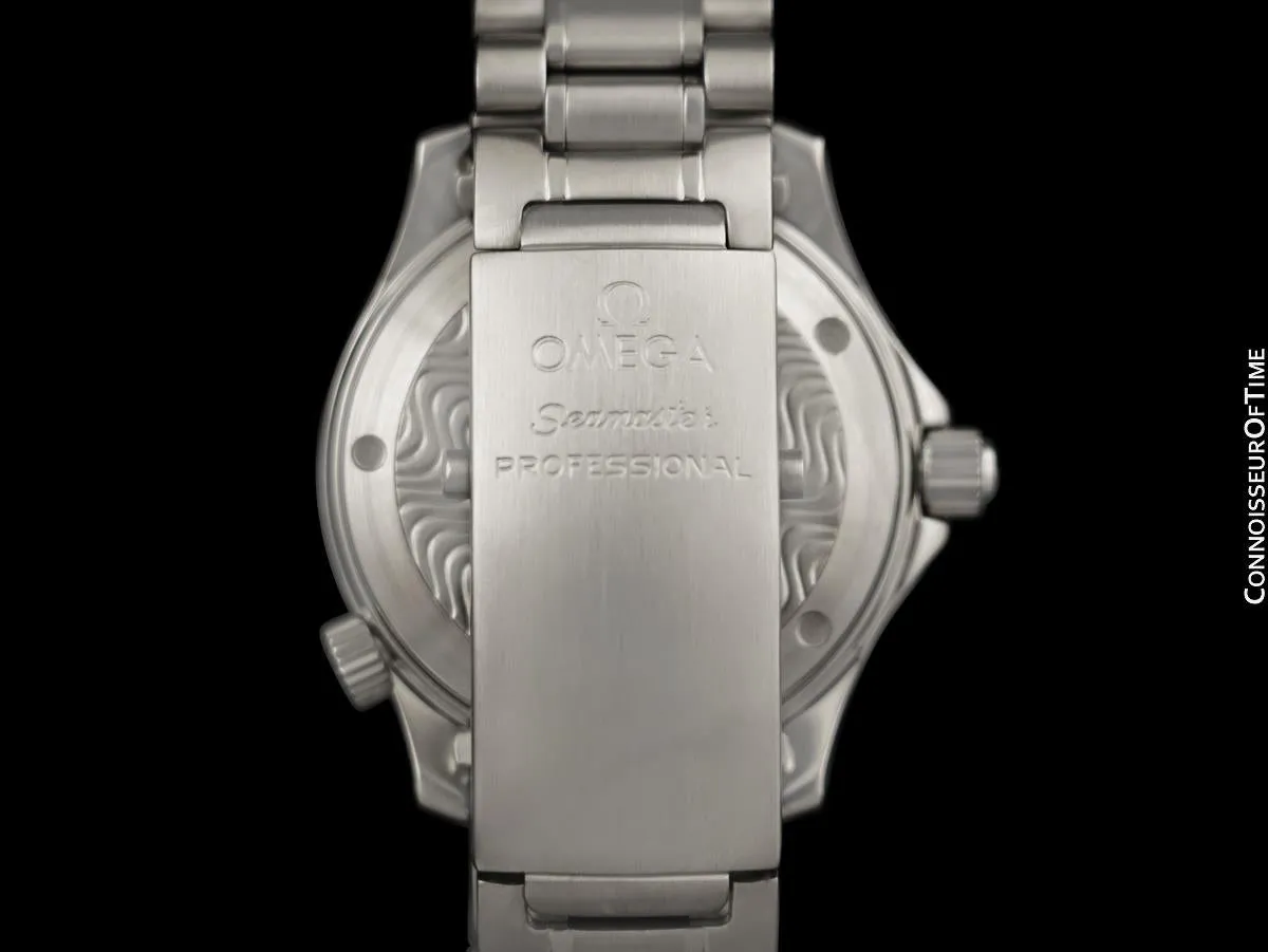 Omega Seamaster 300M Professional Diver Mens Midsize Automatic Chronometer Watch 2236.50 - Stainless Steel & 18K White Gold