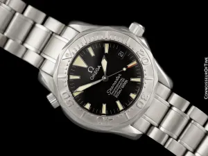 Omega Seamaster 300M Professional Diver Mens Midsize Automatic Chronometer Watch 2236.50 - Stainless Steel & 18K White Gold