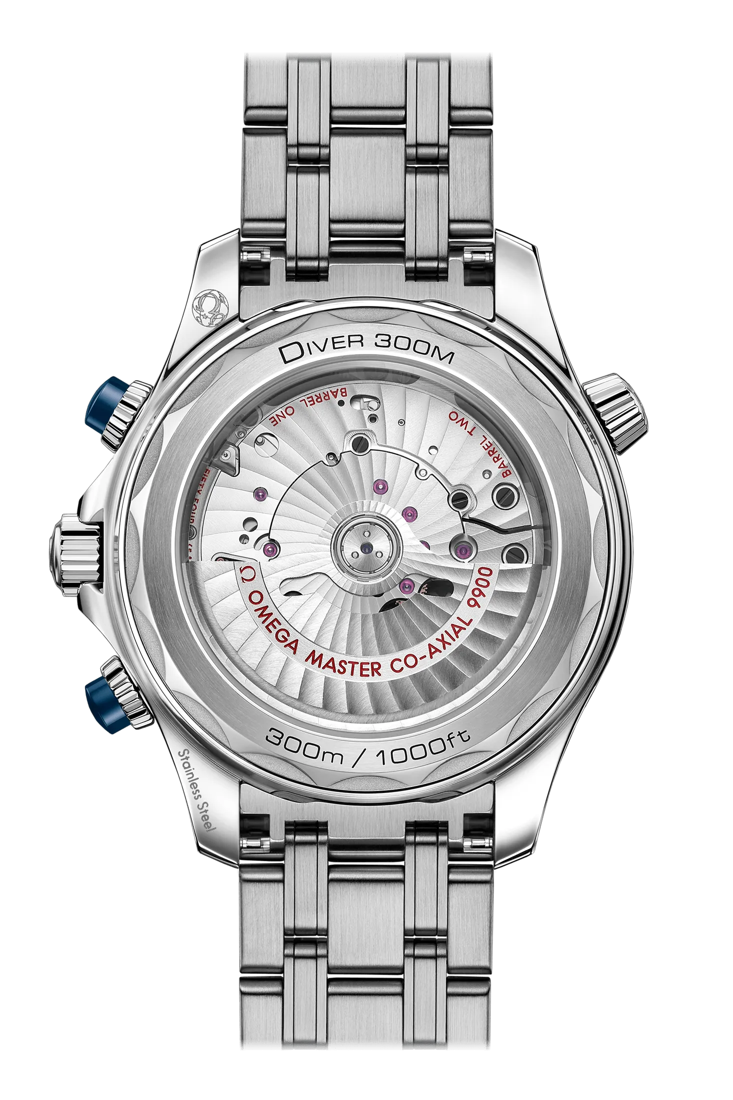 OMEGA Seamaster Diver 300m Co-Axial Master Chronometer Chronograph 44mm, Steel and Blue