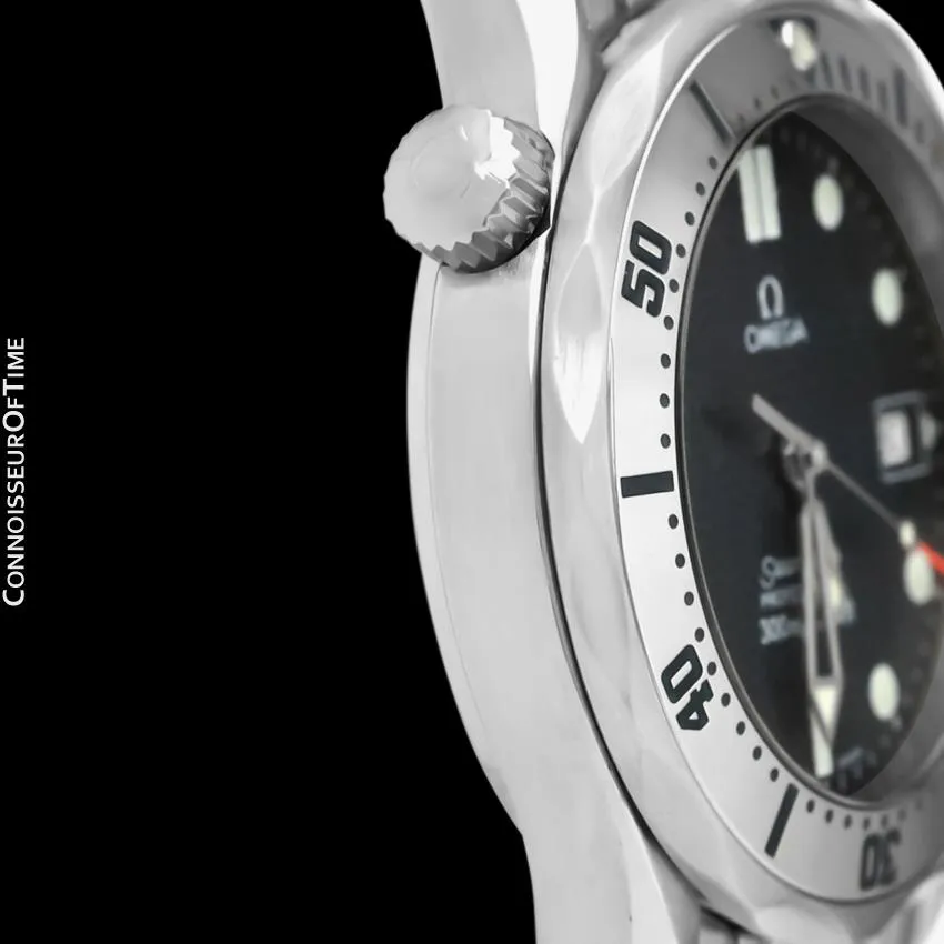 Omega Seamaster Midsize 300M (James Bond Style) Professional Divers Watch, Stainless Steel - 2562.80.00 - Boxes & Certificate