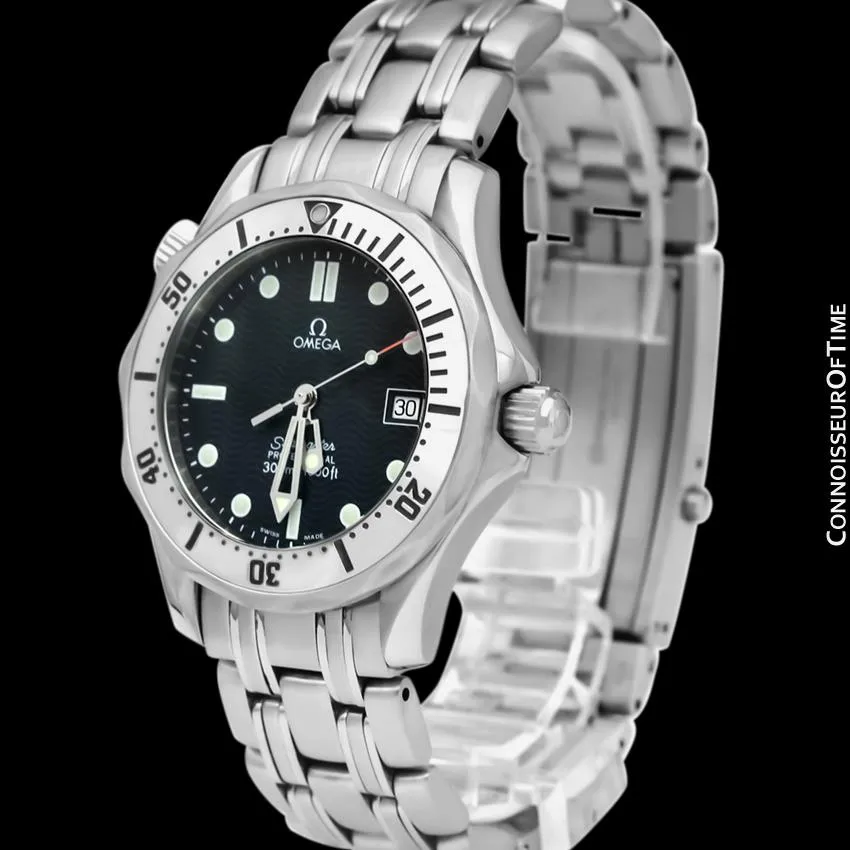 Omega Seamaster Midsize 300M (James Bond Style) Professional Divers Watch, Stainless Steel - 2562.80.00 - Boxes & Certificate