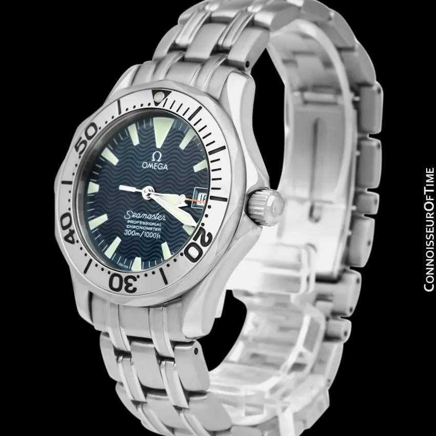 Omega Seamaster Midsize 300M Professional Diver Chronometer Limited Edition Jacques Mayol Watch, Stainless Steel - 2554.80.00