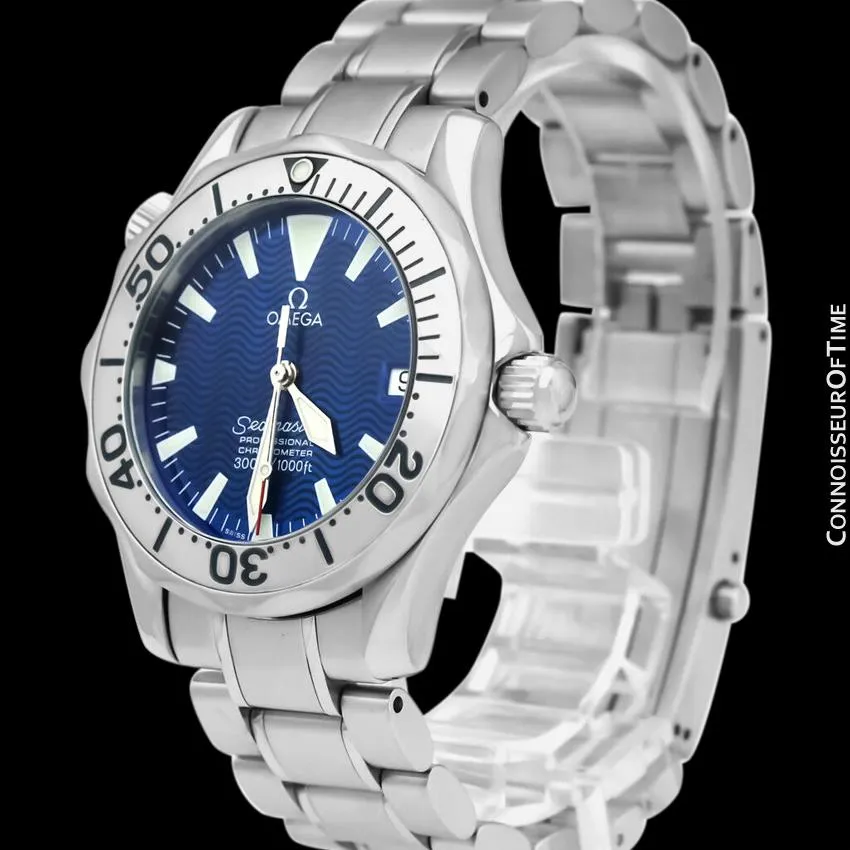 Omega Seamaster Midsize 300M Professional Divers Automatic Chronometer Watch, Stainless Steel - 2253.80.00