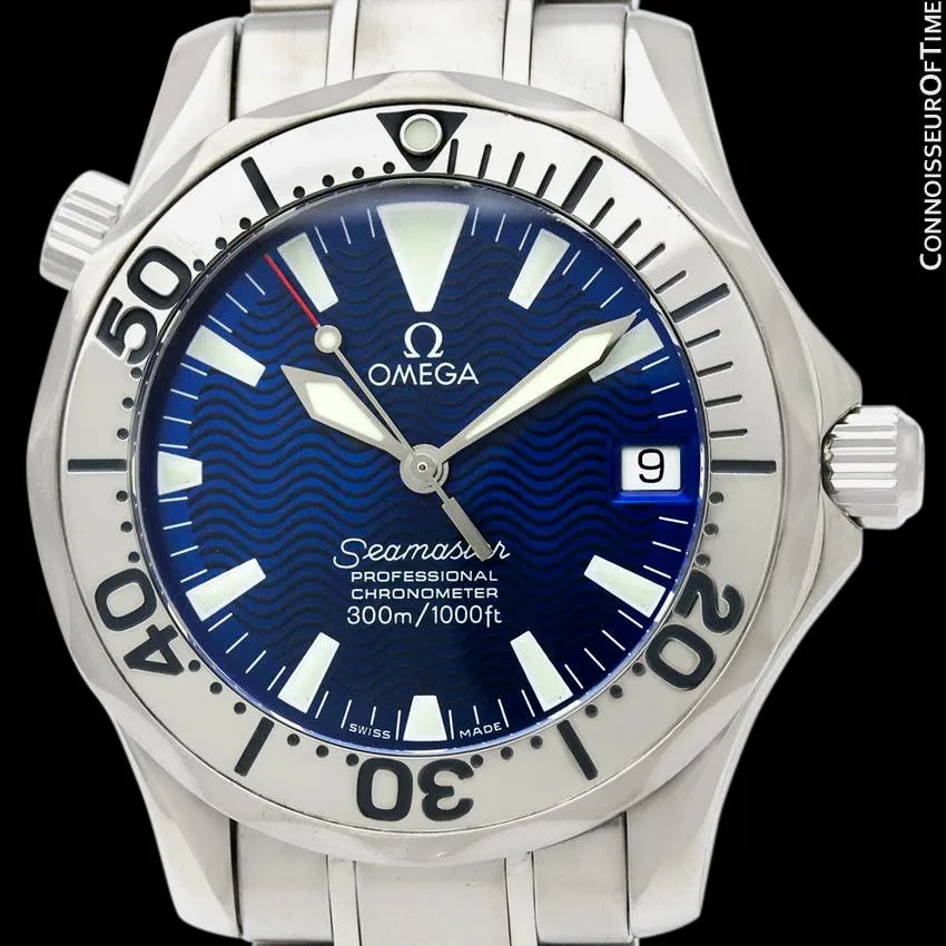 Omega Seamaster Midsize 300M Professional Divers Automatic Chronometer Watch, Stainless Steel - 2253.80.00