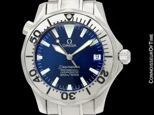 Omega Seamaster Midsize 300M Professional Divers Automatic Chronometer Watch, Stainless Steel - 2253.80.00