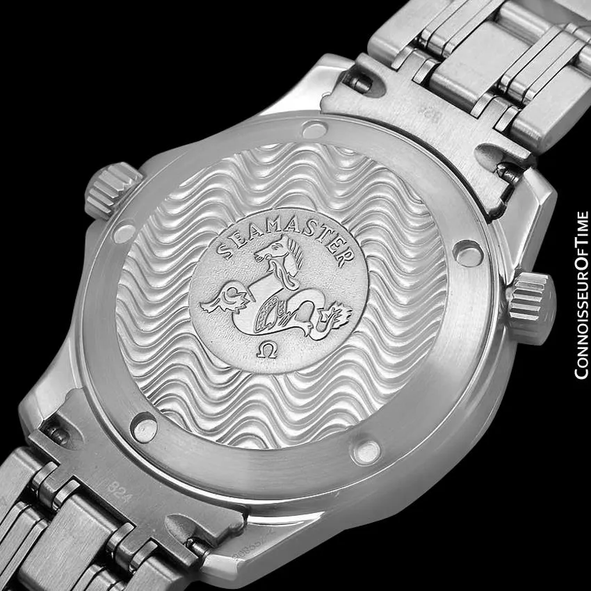Omega Seamaster Midsize 300M White (James Bond Style) Professional Divers Watch, Stainless Steel - 2562.20.00