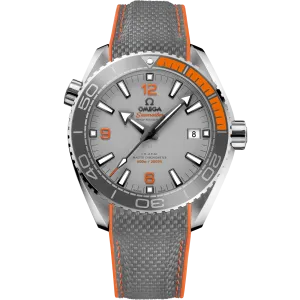 Omega Seamaster Planet Ocean 600M 43.5 mm, titanium on rubber strap