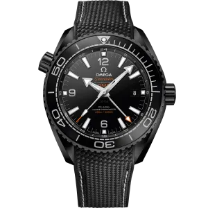 Omega Seamaster Planet Ocean 600M 45.5 mm, black ceramic on rubber strap