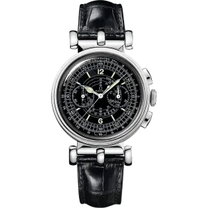 Omega Specialities 38 mm, white gold on leather strap