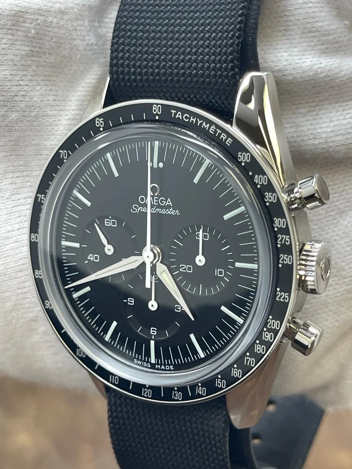 Omega Speedmaster Moonwatch FOIS 311.32.40.30.01.001 Black Dial Manual Wind Men's Watch