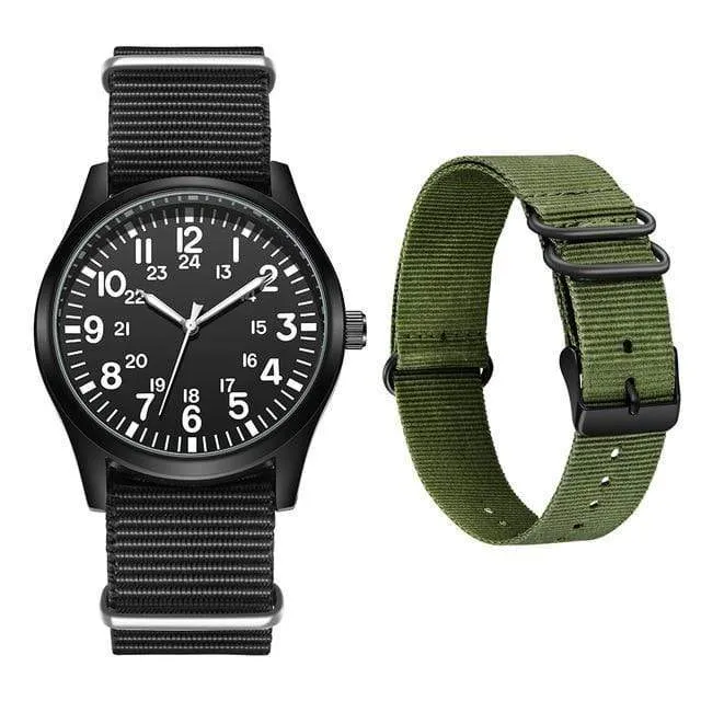 Outdoor Nylon Strap Sport Watch