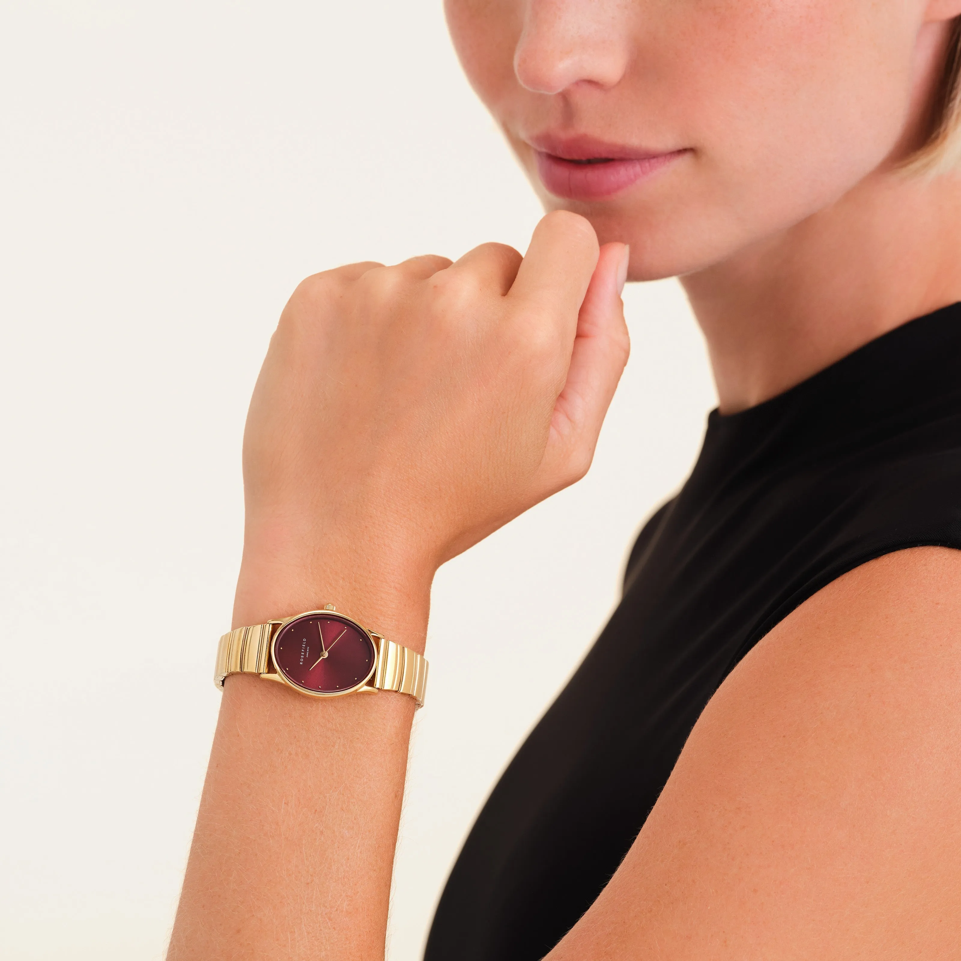 Oval Burgundy