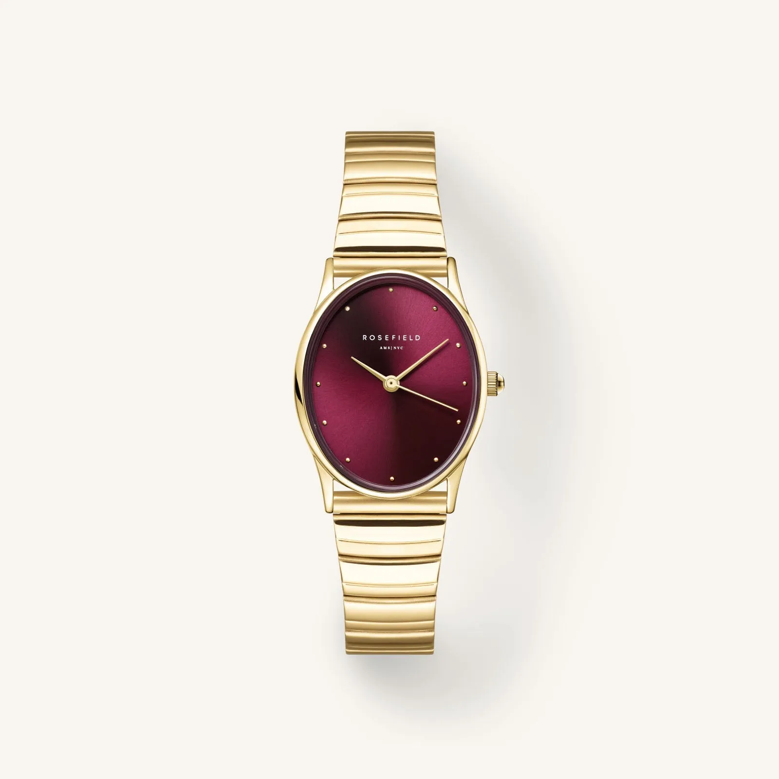 Oval Burgundy