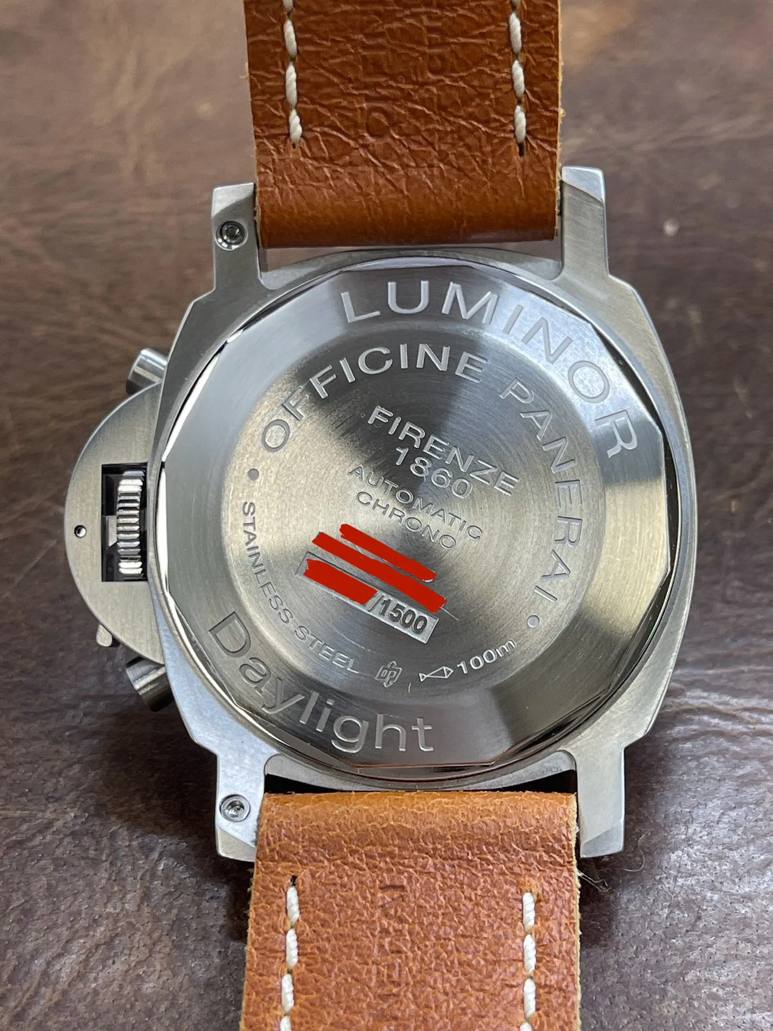 Panerai Luminor Daylight Chronograph PAM00356 Black Dial Automatic Men's Watch