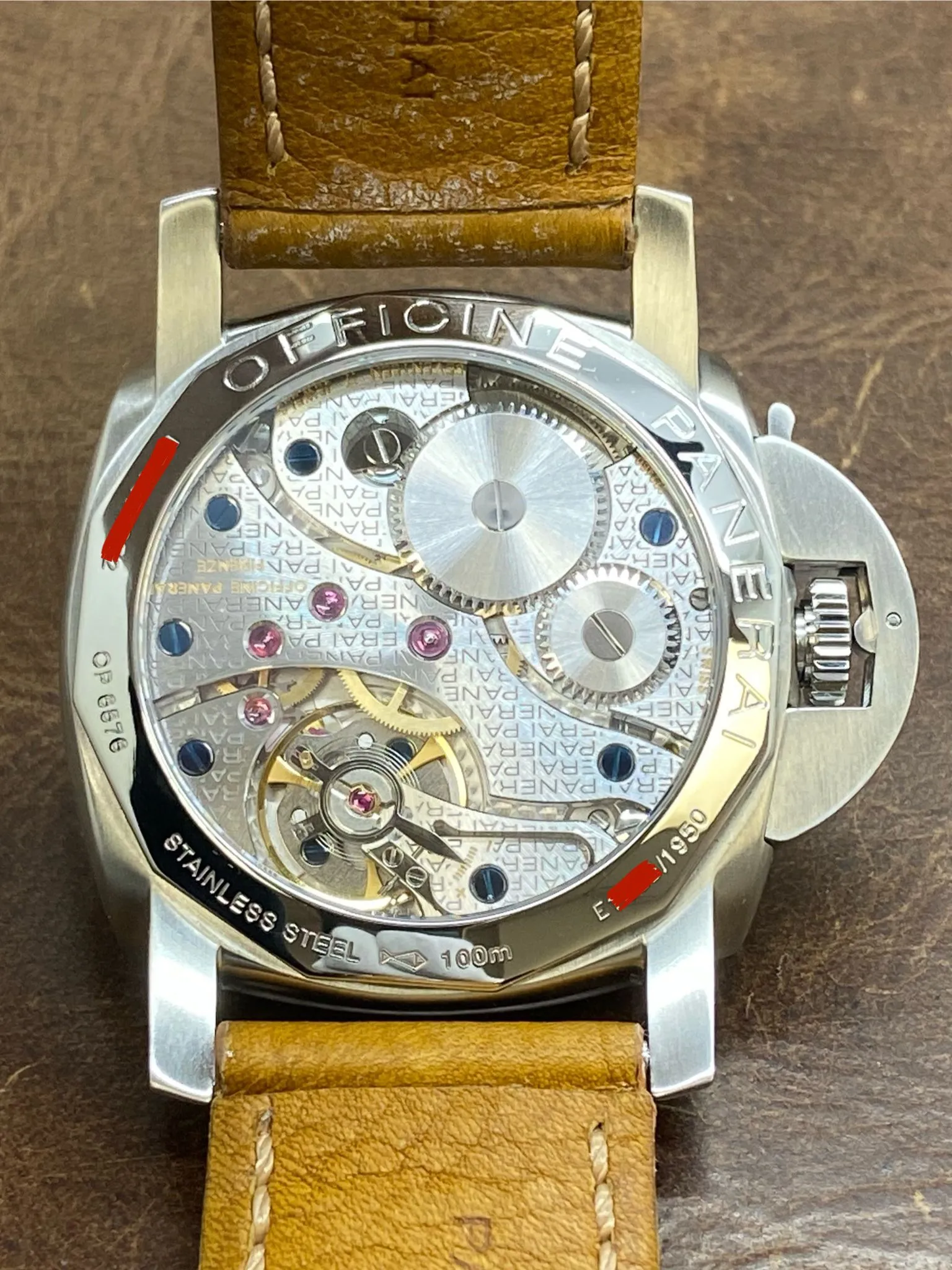 Panerai Luminor Special Edition 1950 Fiddy Factory Serviced PAM00127 Black Dial Hand-wound Men's Watch