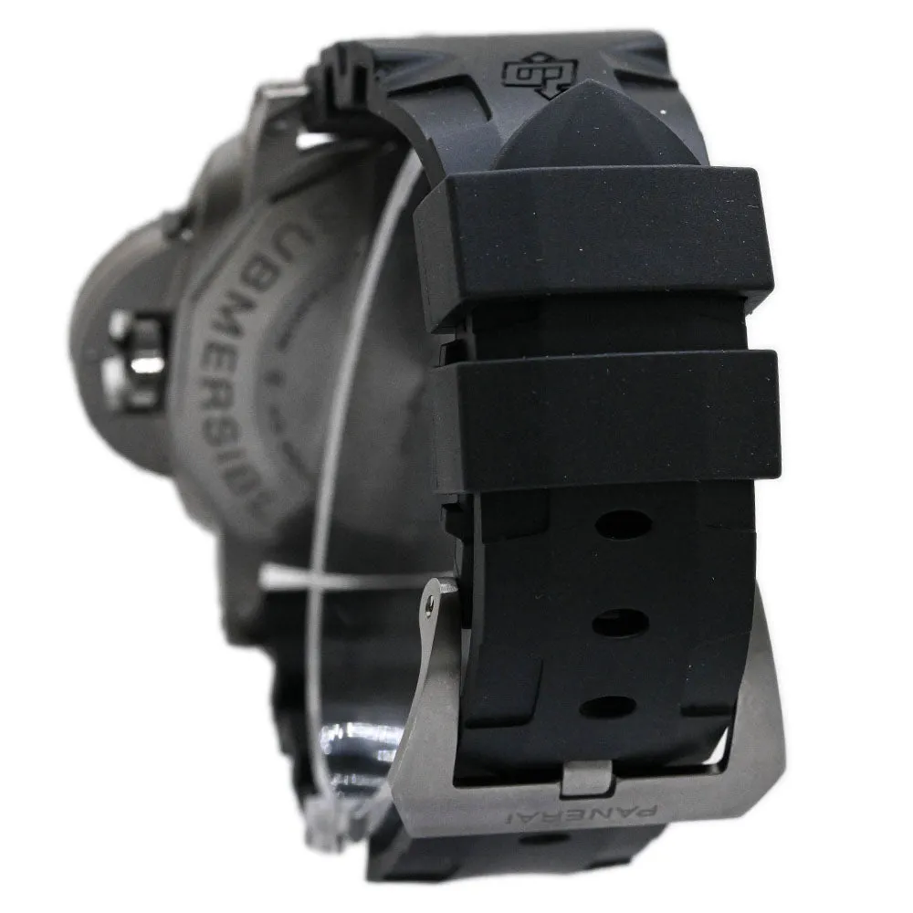 Panerai Men's Submersible Amagnetic Titanium 47mm Black Stick Watch Reference #: PAM01389