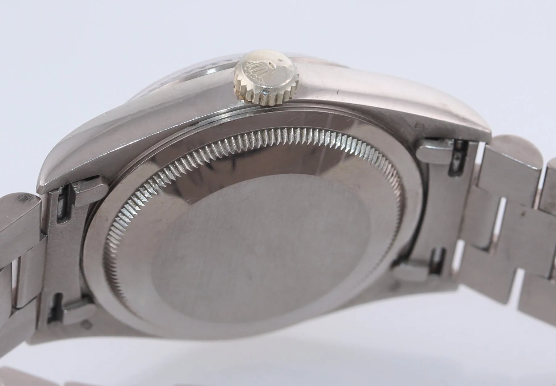 PAPERS Rolex Day-Date President 18239 18K White Gold 36mm Silver Watch Box