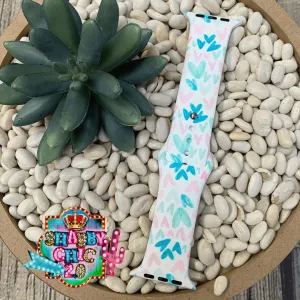 Pastel Heart Print Watchbands