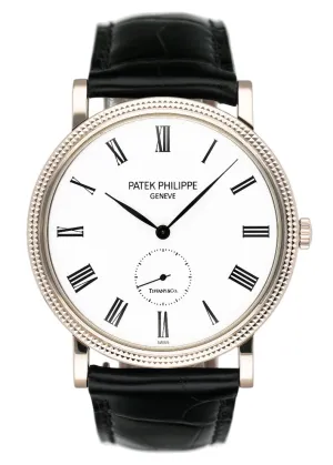 Patek Philippe Calatrava 5119G Tiffany & Co White Dial Mens Watch