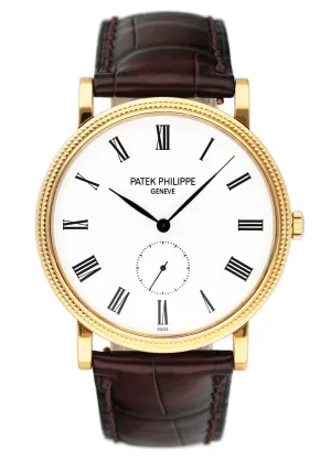 Patek Philippe Calatrava 5119J 18K Yellow Gold Mens Watch
