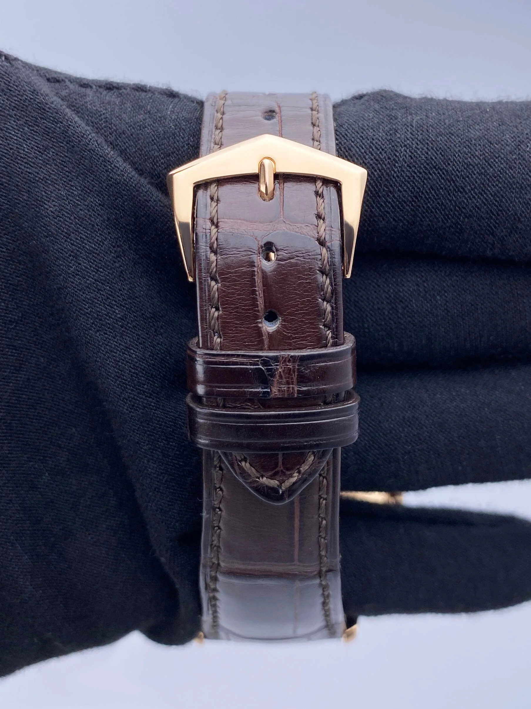 Patek Philippe Calatrava 5196R 18K Rose Gold Mens Watch Box Papers
