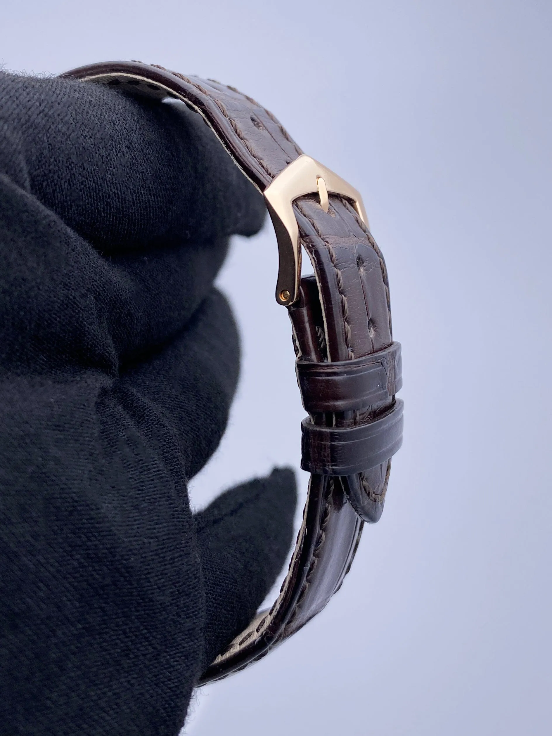 Patek Philippe Calatrava 5196R 18K Rose Gold Mens Watch Box Papers