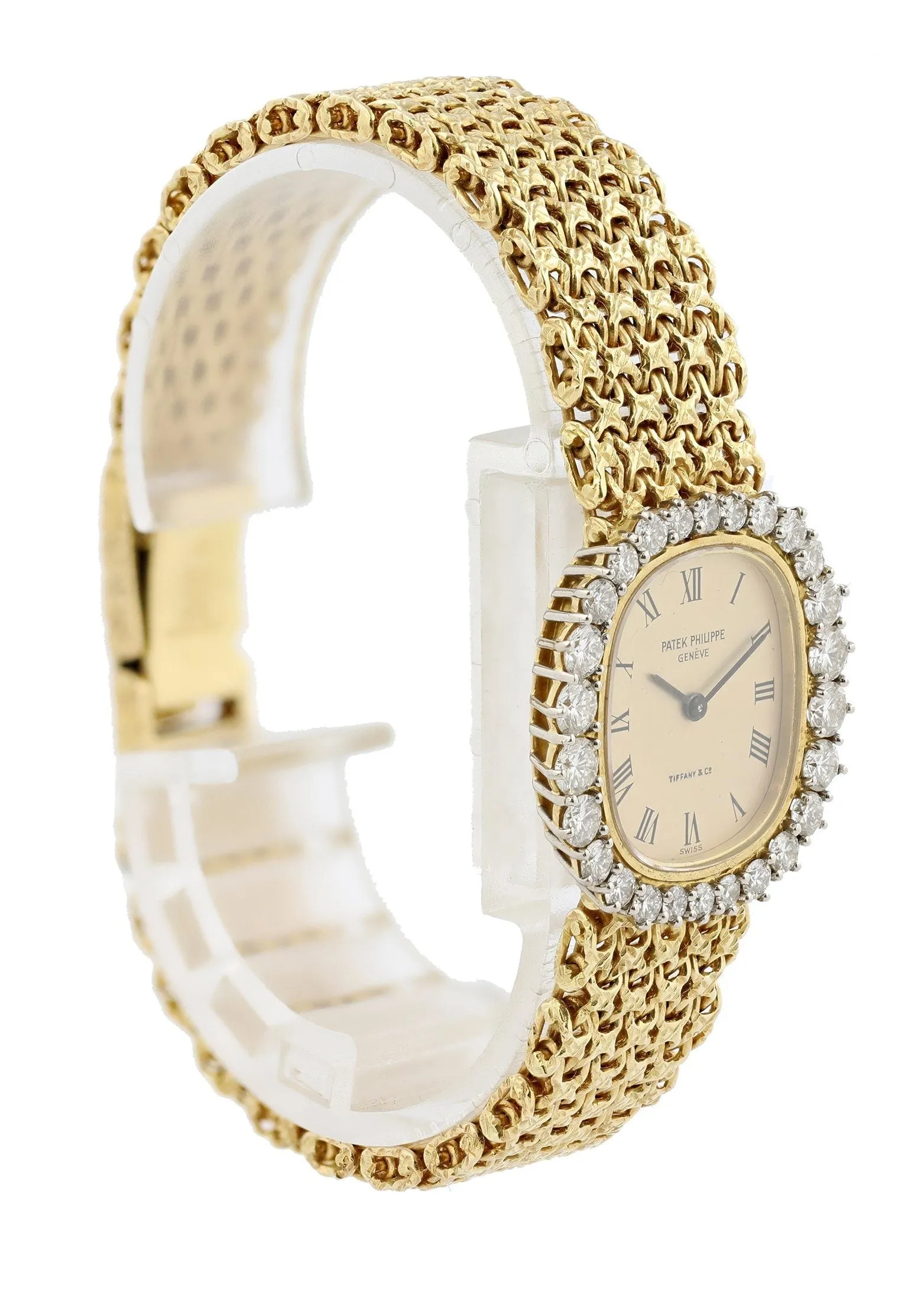 Patek Philippe Ellipse 4137 Diamond Bezel Ladies Watch