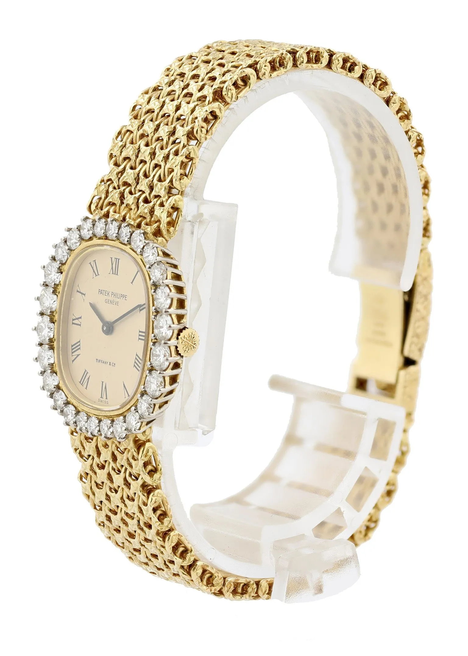 Patek Philippe Ellipse 4137 Diamond Bezel Ladies Watch