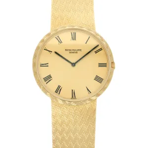 Patek Philippe Yellow Gold Bracelet Watch Ref. 3588