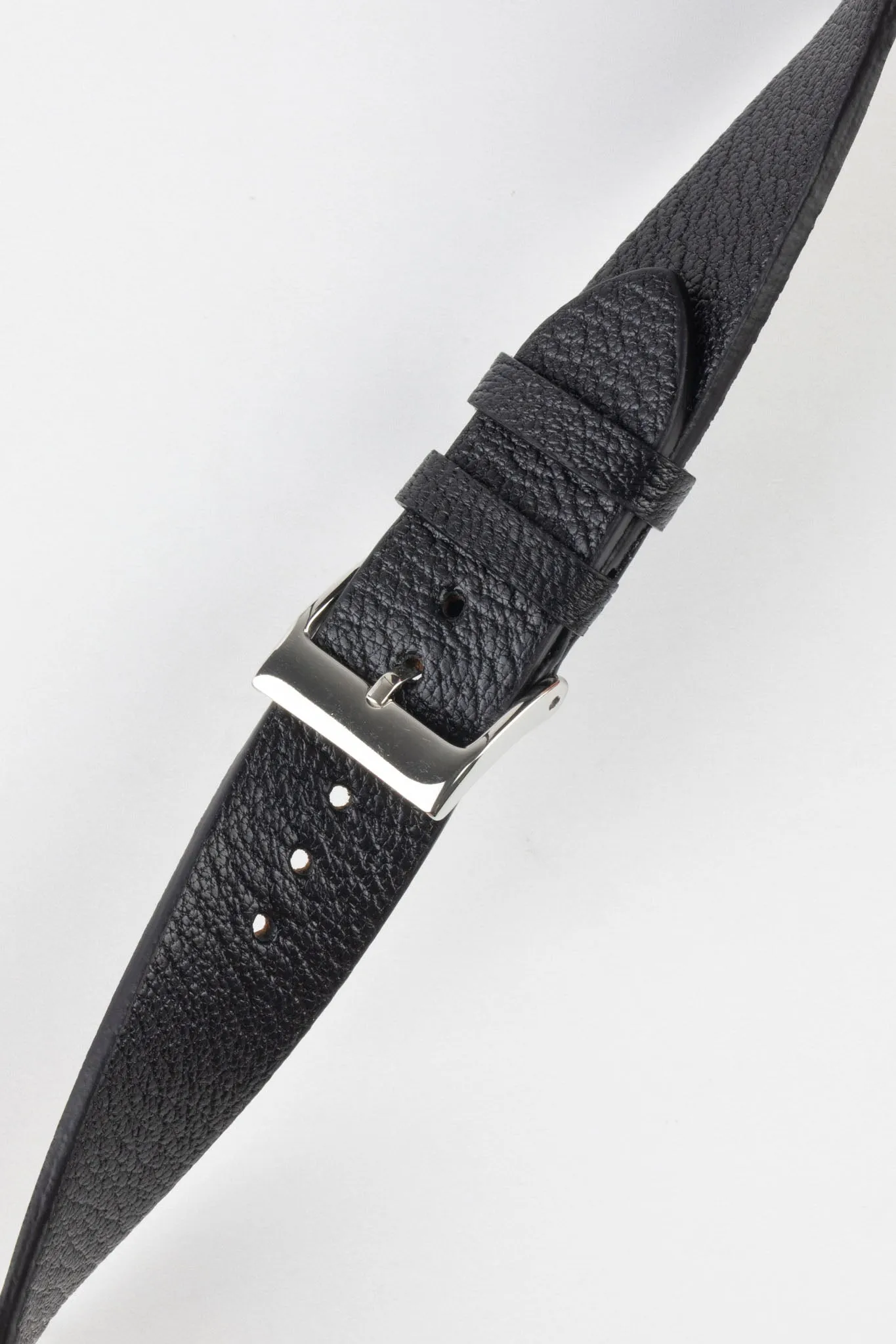 Pebro BILLY Genuine Goatskin Leather Watch Strap in BLACK