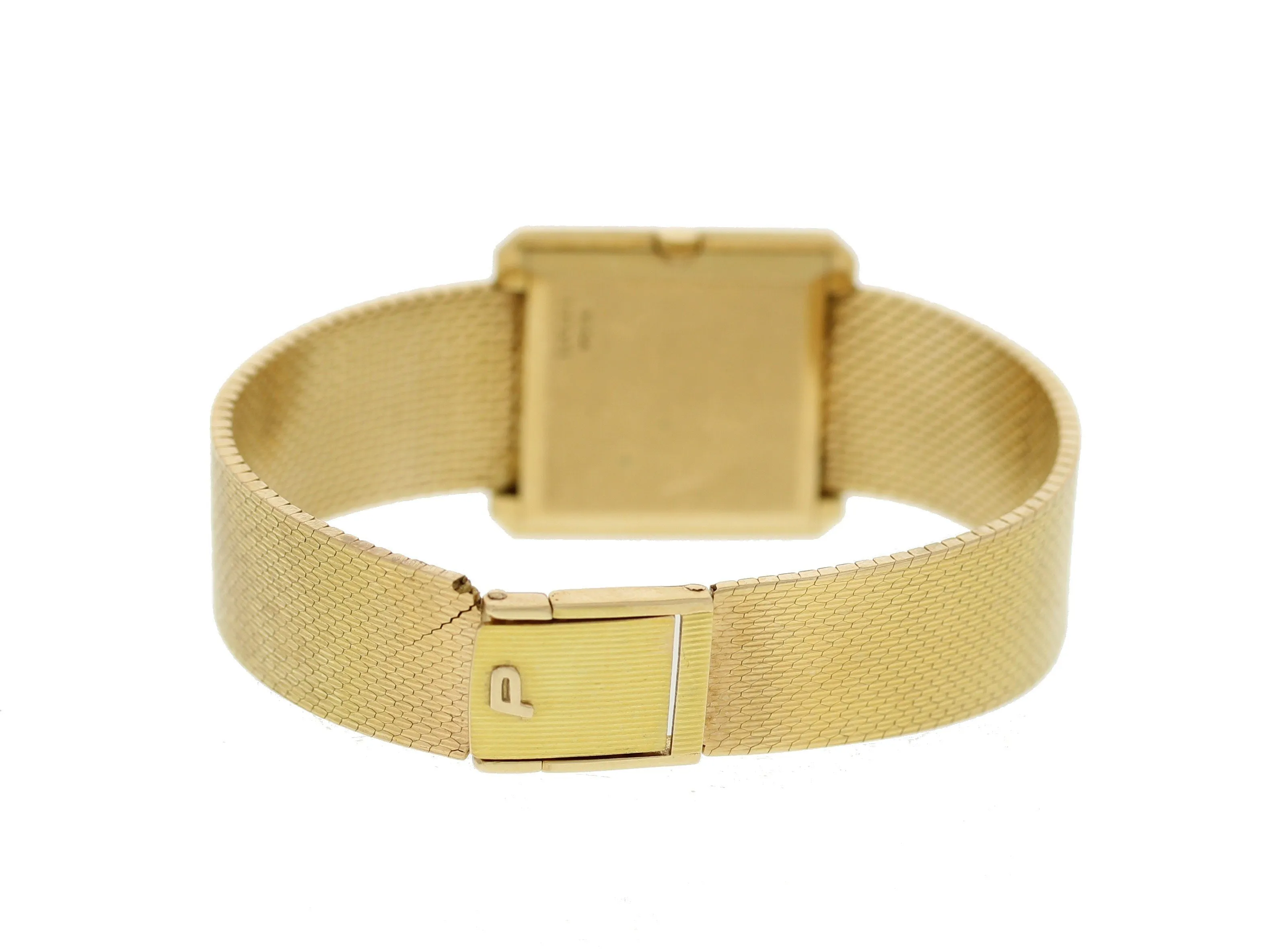 Piaget 9154 Vintage 18k Yellow Gold Watch