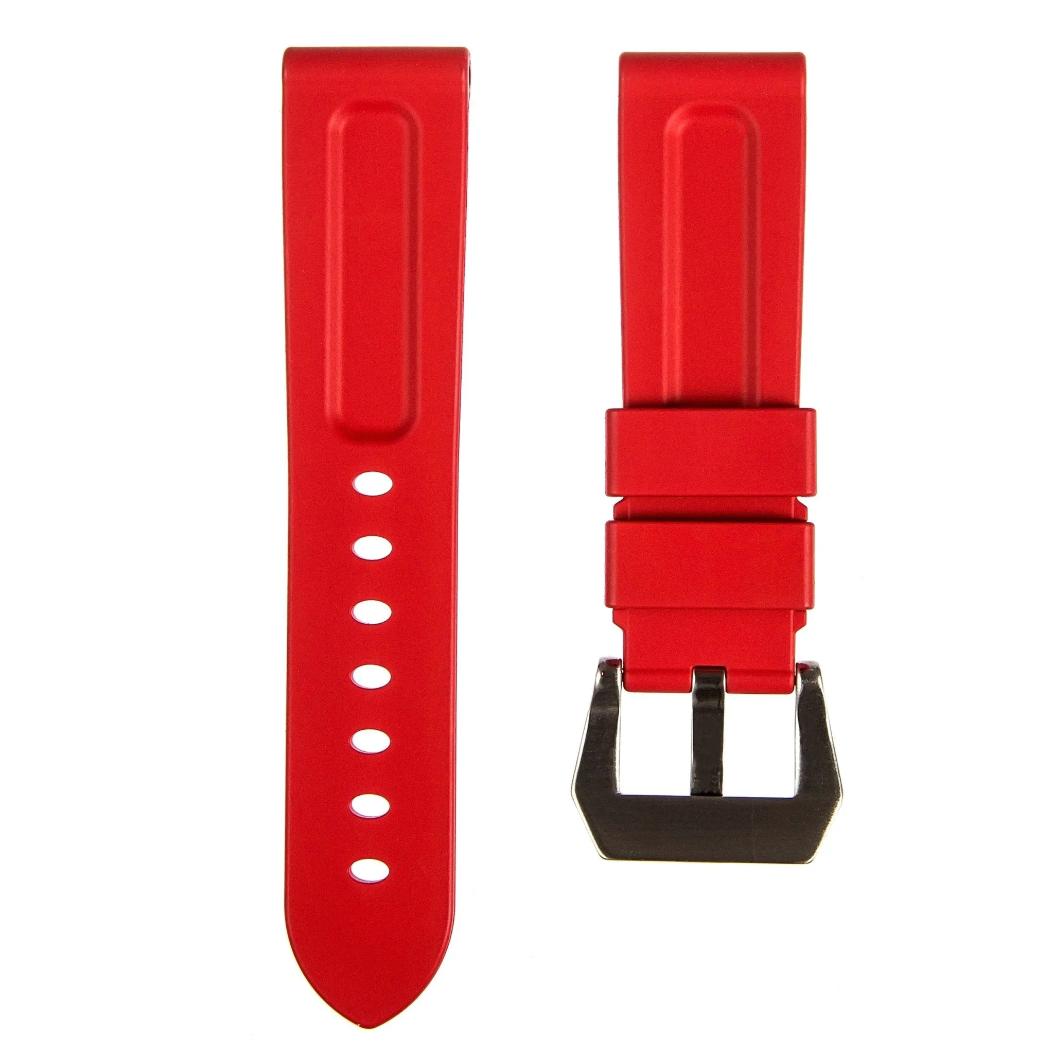 Pinnacle FKM Rubber Strap for Panerai Luminor – Red (2420 | FKM)