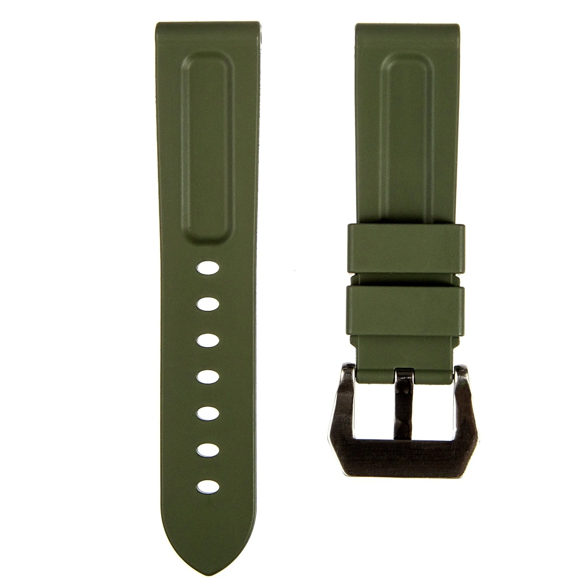 Pinnacle FKM Rubber Strap for Panerai Luminor – Red (2420 | FKM)