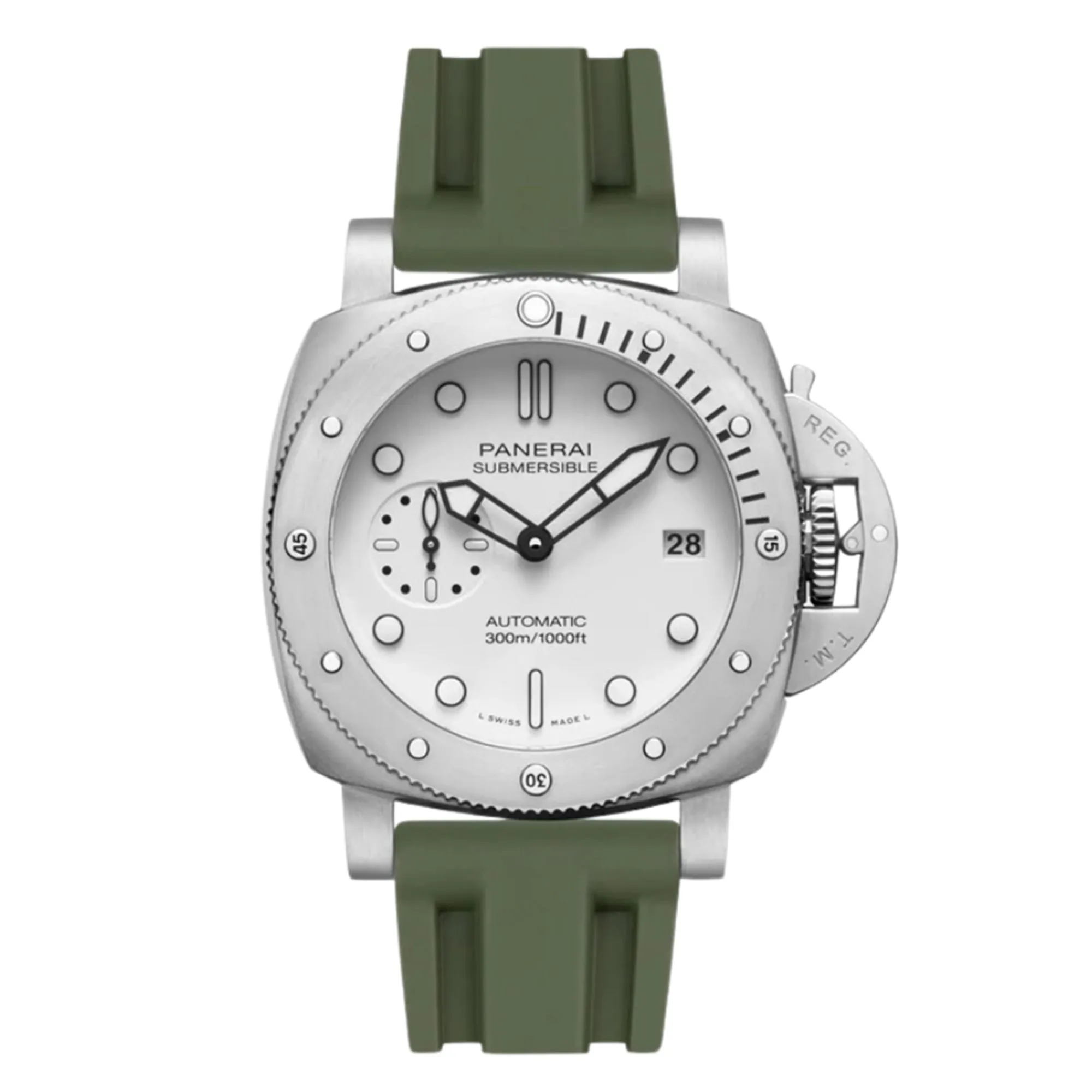 Pinnacle FKM Rubber Strap for Panerai Luminor – Red (2420 | FKM)